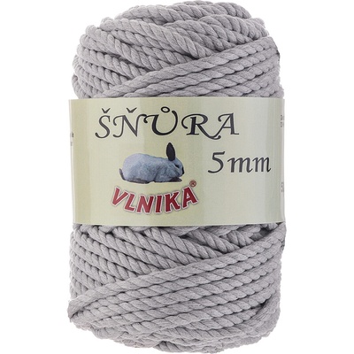 VLNIKA Bavlněná háčkovací šňůra 5mm Barva: 5