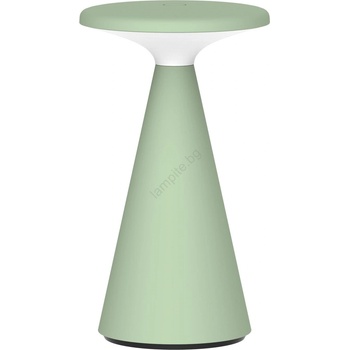 Polux LED настолна лампа PAROS, 1, 8W, 5V USB, 1800 mAh, IP44, зелена (SA2219)