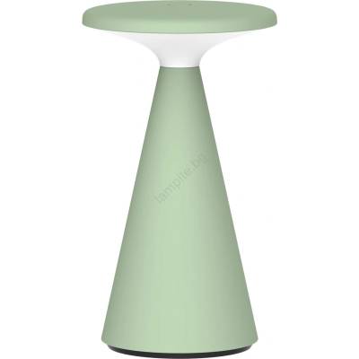 Polux LED настолна лампа PAROS, 1, 8W, 5V USB, 1800 mAh, IP44, зелена (SA2219)