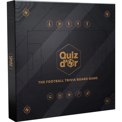 Gote Games Настолна игра Quiz d'Or: The Football Trivia Board Game - Парти (GOG-QD2000)