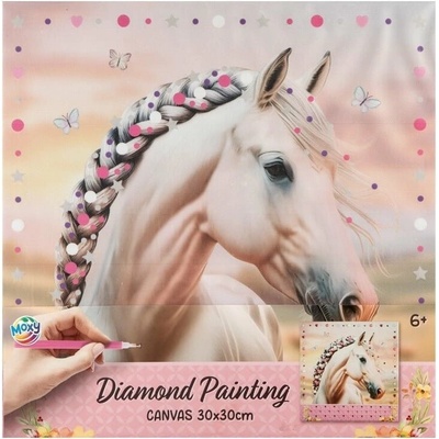 MOXY Diamantové maľovanie na plátne Horse Collection 30 x 30 cm