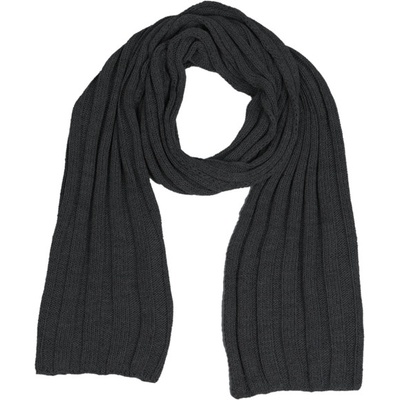 Sherpa pletená šála Beanie Mono šedá