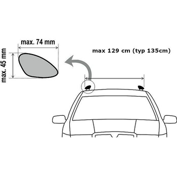 Příčníky Aroso Wolf XL 135cm