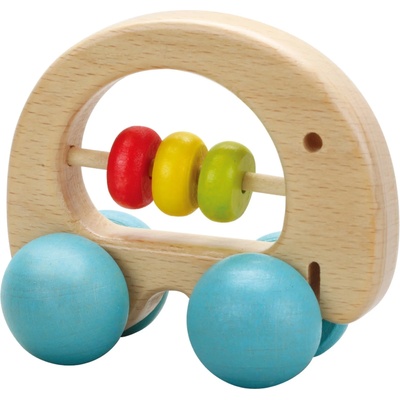 Classic World Дървена дрънкалка за бебета - слонче (3052)