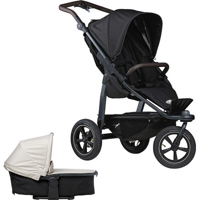 TFK Sport Mono2 stroller air wheel black/sand 2024