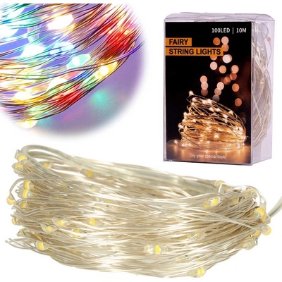 KIK KX5253_2 Dekorativní drátěná svítidla LED 10m 100LED multicolour