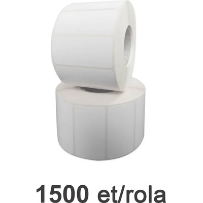 ZINTA Ролкови пластмасови етикети zinta бяла 50х25мм, 1500 ет. /ролка (50x25x1500-pe)