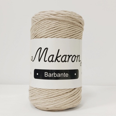 Makaron Barbante béžová 4mm