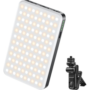 YESIDO Селфи лампа - Yesido Selfie Light (DH12) - USB-C, 3000mAh, 6W, 120 LED, щипка - Черна