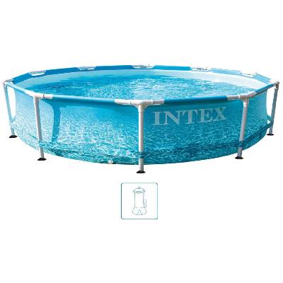 INTEX METAL FRAME POOLS Bazén 305 x 76 cm s kartušovou filtráciou 28208GN