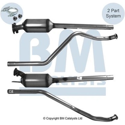 Filtr sazových částic, výfukový systém BM CATALYSTS BM11014