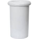 ferm LIVING Саксия с подложка Rollo 46 см бял (1104270650)