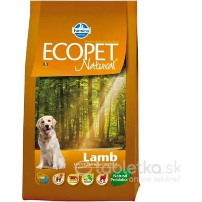 Ecopet dog lamb Medium 2,5 kg