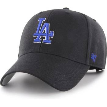 47 brand Шапка 47 brand MLB Los Angeles Dodgers в черно с апликация B-MVP12WBV-BKR (B.MVP12WBV.BKR)