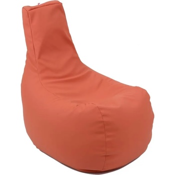 Pufrelax Пуф стол, 230л. , Sunlounger Evo - Orange, PU кожа, Пълнеж от полистиролни перли