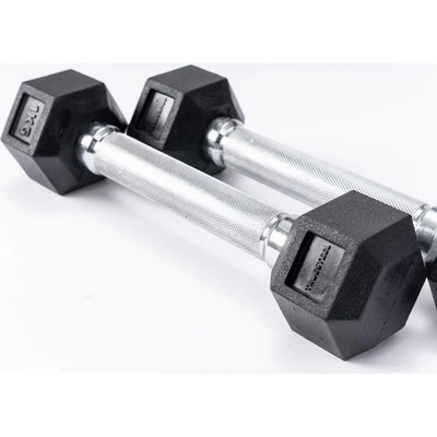 TRUESTEEL Hexagonální jednoruční činky sada 1 - 10 kg