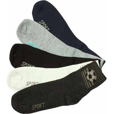 Pánske bavlnené ponožky ZM-379 3 páry viacfarebná