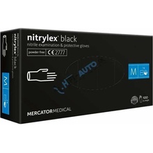 Mercator Medical Nitrylex Basic Blue Jednorázové nepúdrované rukavice modré 100 ks