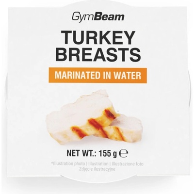 GymBeam Turkey breasts marinated in water 155 g – Zboží Dáma