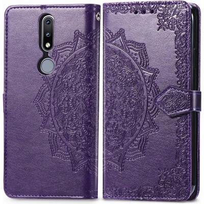VSECHNONAMOBIL ART Peňaženkový kryt Nokia 2.4 ORNAMENT fialový 26500