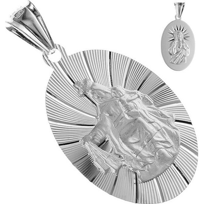 Argento Strieborný prívesok Škapuliar 85391