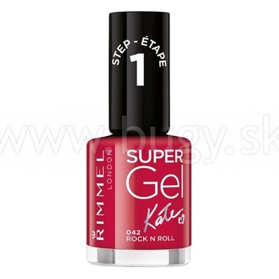 Rimmel Gélový lak na nechty Super Gél Nail Polish 042 Rock N Roll 12 ml