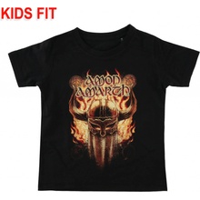 Metal-kids tričko metal Amon Amarth Helmet čierna