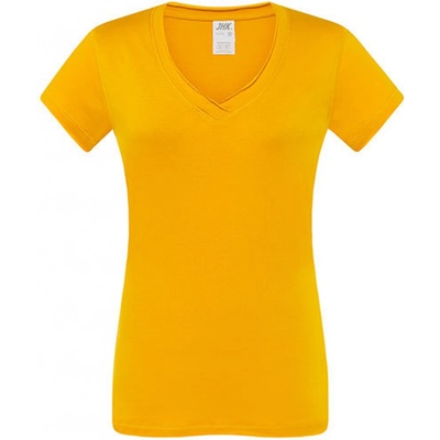 Dámské V-Neck Sicilia Hořčicově žlutá