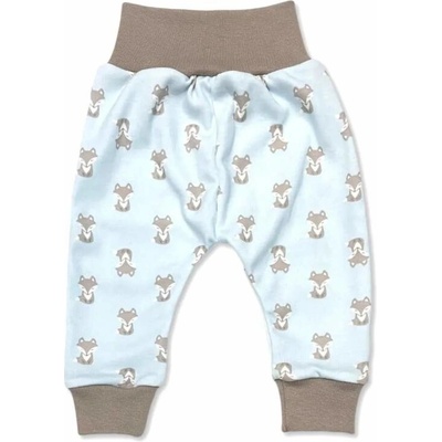 Kojenecké tepláčky Lišáček modrá