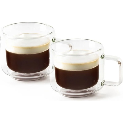 Luigi Ferrero 2 бр двустенни чаши по 200 мл за кафе и чай Luigi Ferrero от серия Coffeina (1005195)