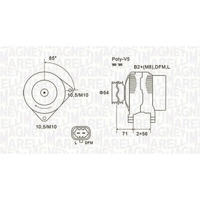 generátor MAGNETI MARELLI 063731973010
