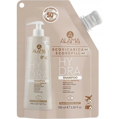Alama Hydra hydratačný šampón na suché vlasy náplň 100 ml
