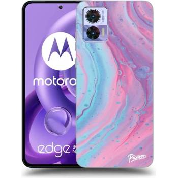 Picasee silikonové Motorola Edge 30 Neo - Pink liquid čiré