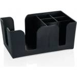 Horecano - Пластмасов бар органайзер за салфетки и сламки черен 15x24x10, 5см JW-BC (0194147)