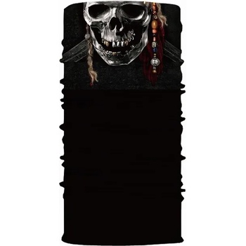Image 1 of WARAGOD Värme многофункционален шал, Pirate Skull (WAR001903)