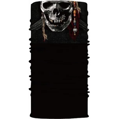 WARAGOD Värme многофункционален шал, Pirate Skull (WAR001903)