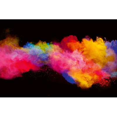 DIMEX ART Флизелинов фототапет цветна експлозия на прах 375 x 250 см