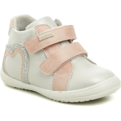 Wojtylko 2T24386 dětské polobotky stříbrné