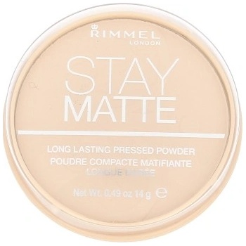 Rimmel Stay Matte Long Lasting Pressed Powder 1 Transparent 14 g