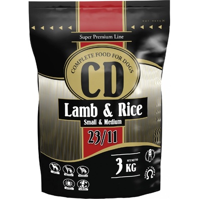 Delikan CD Adult Small & Medium 23/11 Lamb and Rice 3 kg