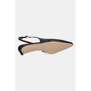Tommy Hilfiger Кожени обувки с тънък ток SQUARED TOE KITTEN SLINGBACK (FW0FW08711)
