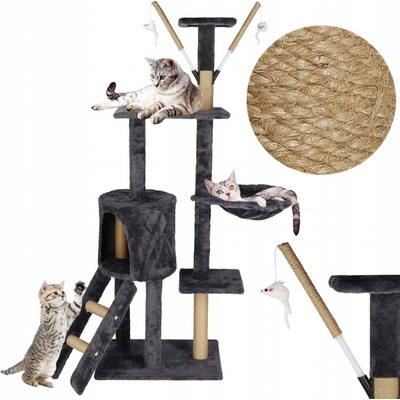 Springos Škrabadlo se schody 6 pater 145 cm – Zboží Mobilmania