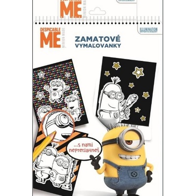Zamatové vymaľovanky Mimoni