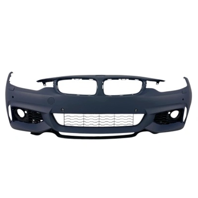 Предна броня за BMW F32 / F36 (2013-2020) - M-Tech дизайн с отвори за халогени и парктроник