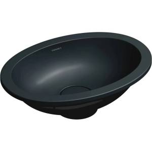 Omnires Lavoar sub blat Omnires Shell M+ finisaj negru lava mat 45 cm (SHELL380UPBLV)