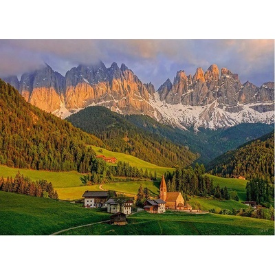 Cherry Pazzi - Puzzle Santa Maddalena, Dolomity - 1 000 piese