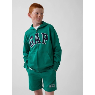 GAP dětská mikina s logem zelená