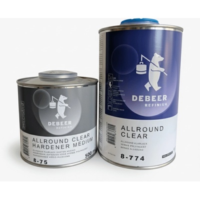 DeBeer Refinish Allround Clear set 1L+0,5L tužidlo