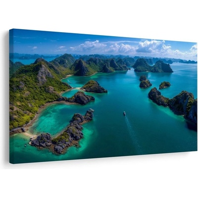 Obraz tropická laguna z výšky - 60x40