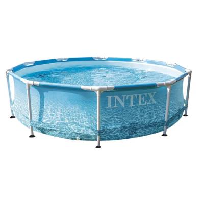 Intex Басейн Intex Beachside 28206NP, Метална рамка 3.05 м x 76 см, 6+ години (420578)